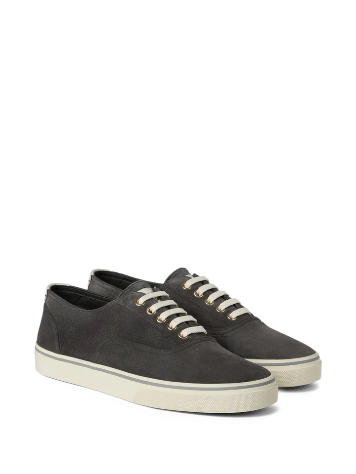 Brunello Cucinelli Reversed Calfskin Sneakers