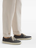 Brunello Cucinelli Reversed Calfskin Sneakers