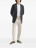 Brunello Cucinelli Reversed Calfskin Sneakers