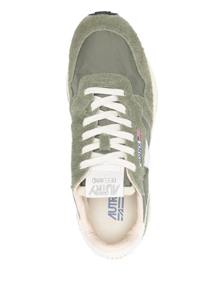 Autry Reelwind Suede Panelled Sneakers