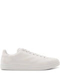 Burberry Embossed-Check Leather Sneakers