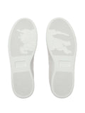 Burberry Embossed-Check Leather Sneakers