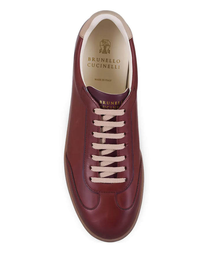 Brunello Cucinelli Leather Low-Top Sneakers