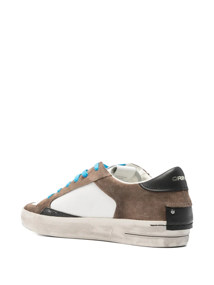 Crime London Suede Panelled Sneakers