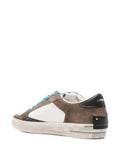 Crime London Suede Panelled Sneakers