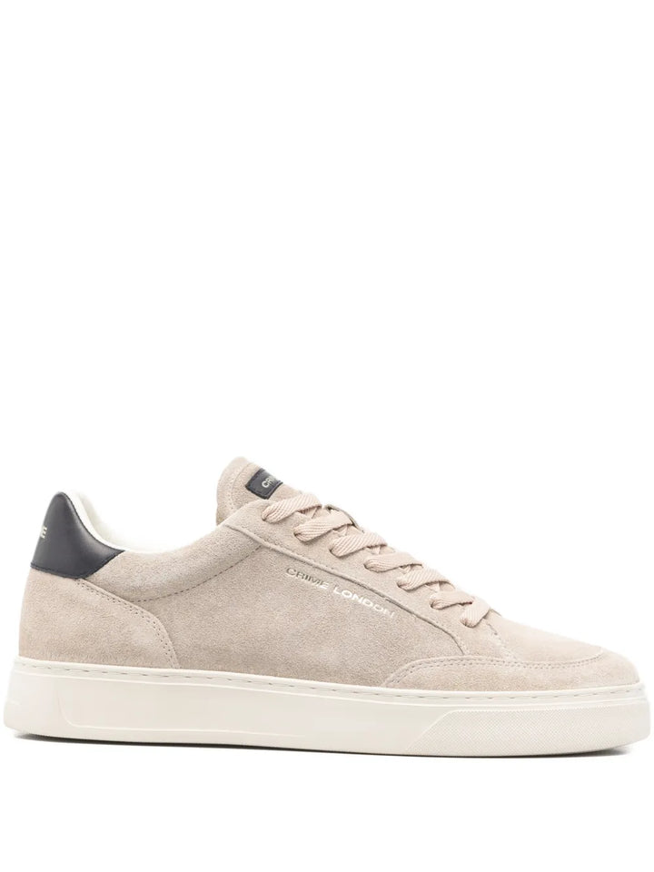Crime London Lace-Up Panelled Sneakers