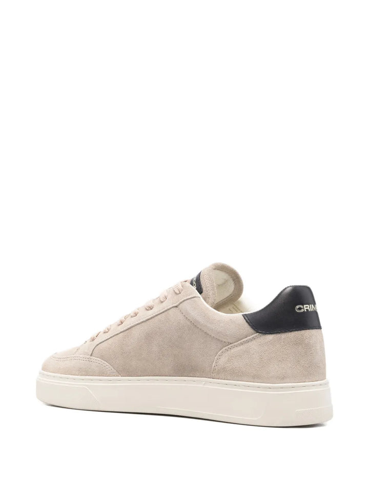 Crime London Lace-Up Panelled Sneakers