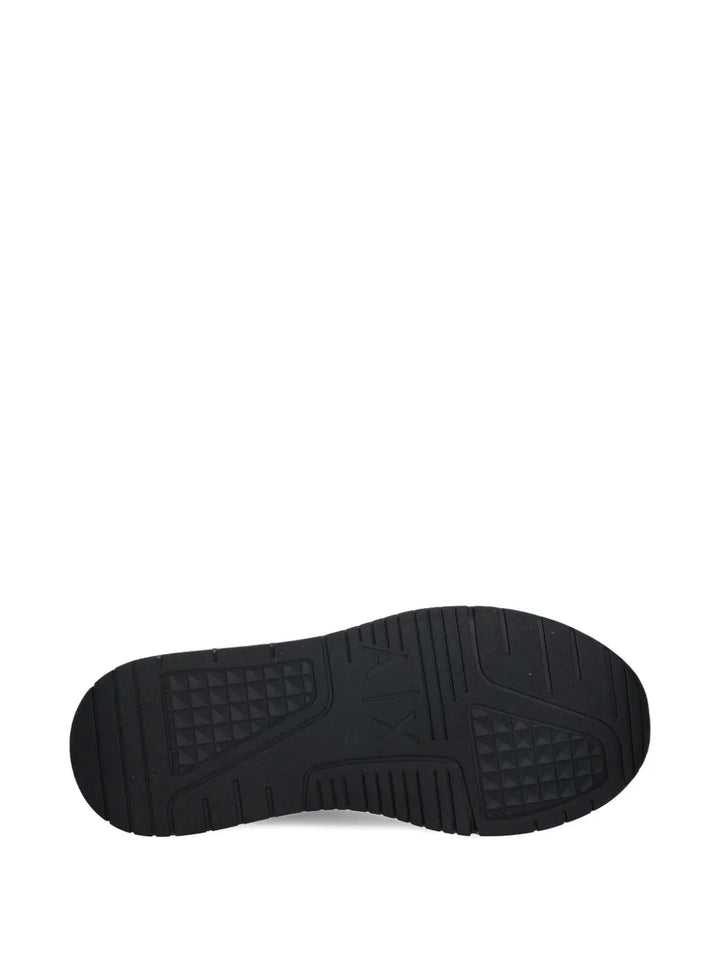 Armani Exchange Suede-Panel Sneakers