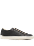 Brunello Cucinelli Metallic-Eyelet Lace-Up Sneakers