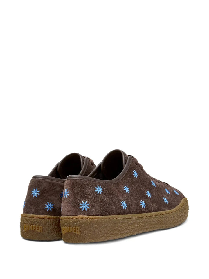 Camper Peu Terreno Floral-Embroidery Sneakers