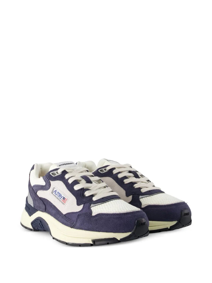 Autry Hyperway Low-Top Round-Toe Sneakers