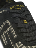Balmain Racer Monogram-Jacquard Sneakers