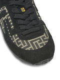 Balmain Racer Monogram-Jacquard Sneakers
