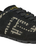 Balmain Racer Monogram-Jacquard Sneakers