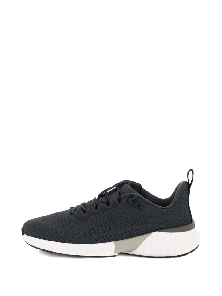 Boggi Milano Reflective Print Lace-Up Sneakers