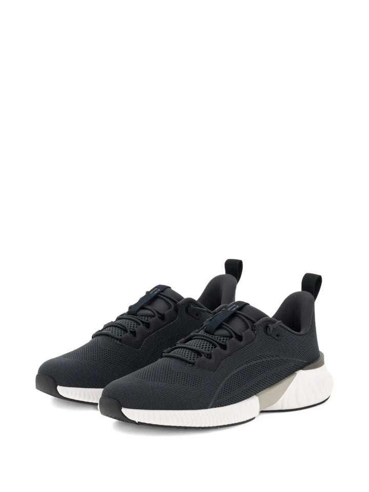 Boggi Milano Reflective Print Lace-Up Sneakers