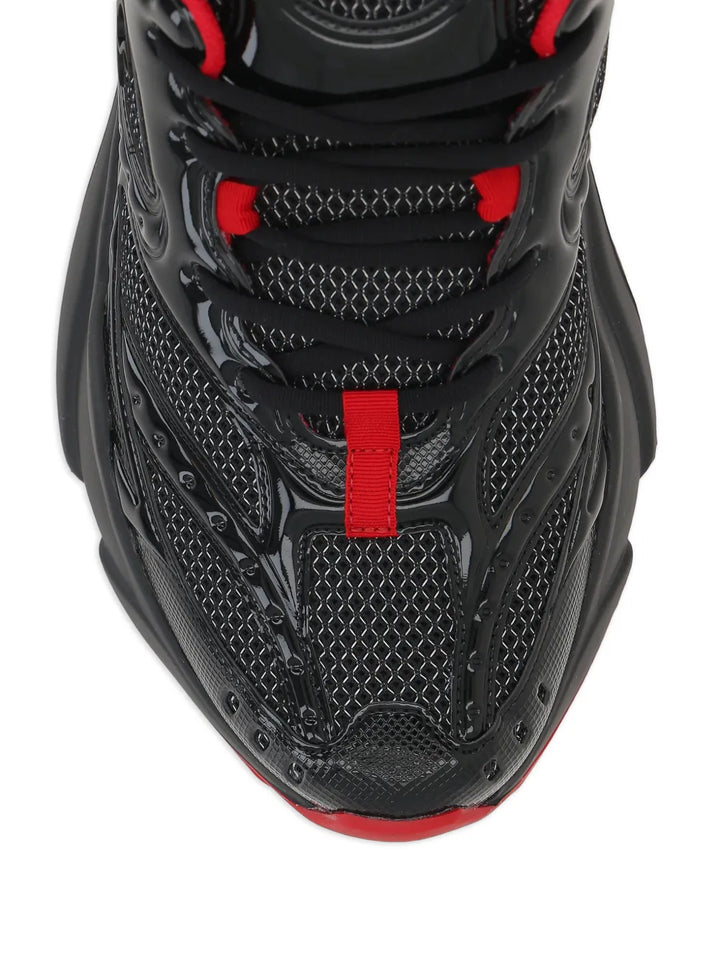 Christian Louboutin Panelled Lace-Up Sneakers