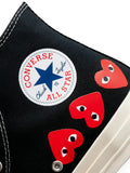 Comme Des Gar ns Homme X Converse Chuck 70 Heart-Motif High-Top Sneakers
