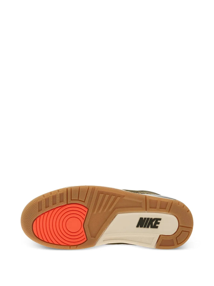 Air Jordan 3 Lace-Up Patterned Sneakers