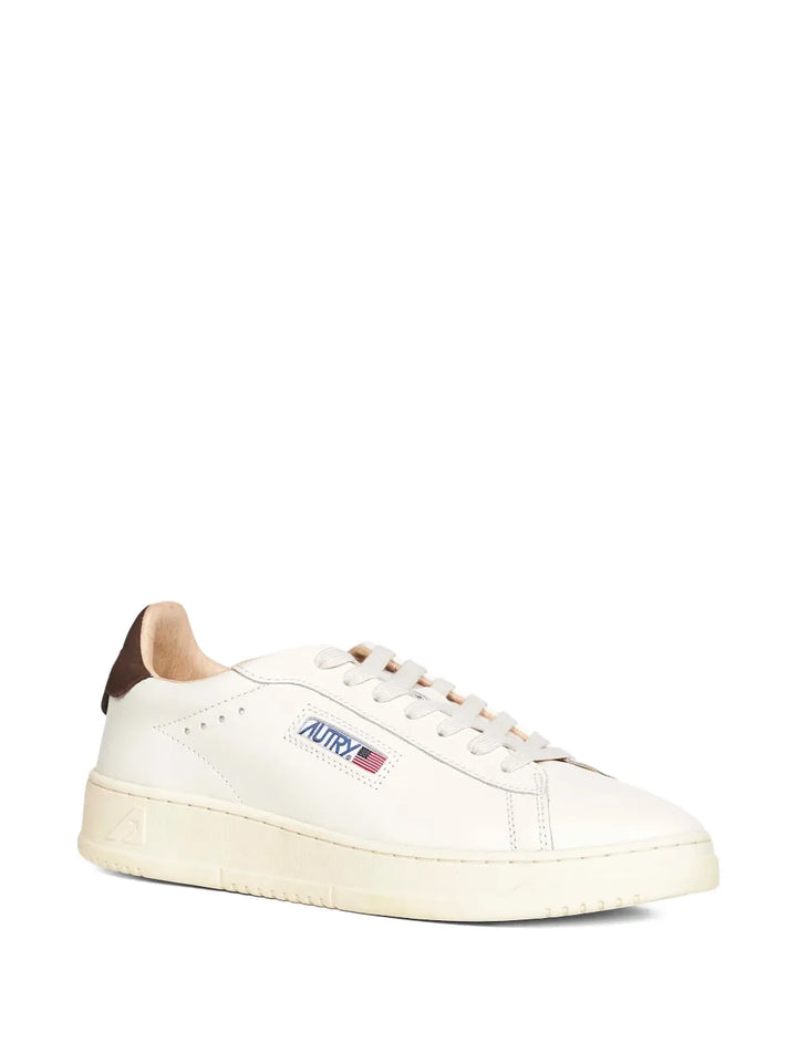 Autry Round Toe Heel Counter Sneakers