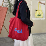 Canvas Bag Large Capacity Women's Shoulder Bag