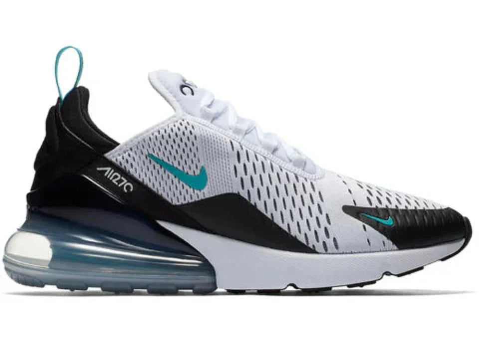  Air Max 270 Shoes White Gray Blue