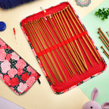 Handmade Wool Knitting Needle Storage Bag