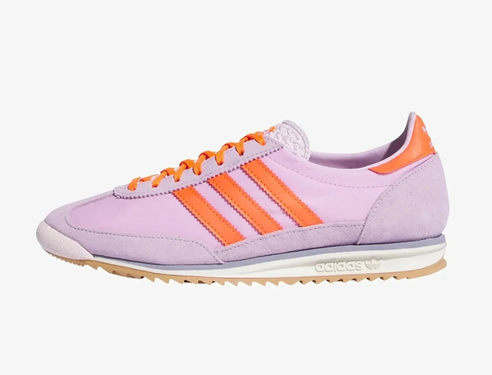  Women's Originals SL 72 OG SHOES Ice Lavender Impact Orange Silver Violet