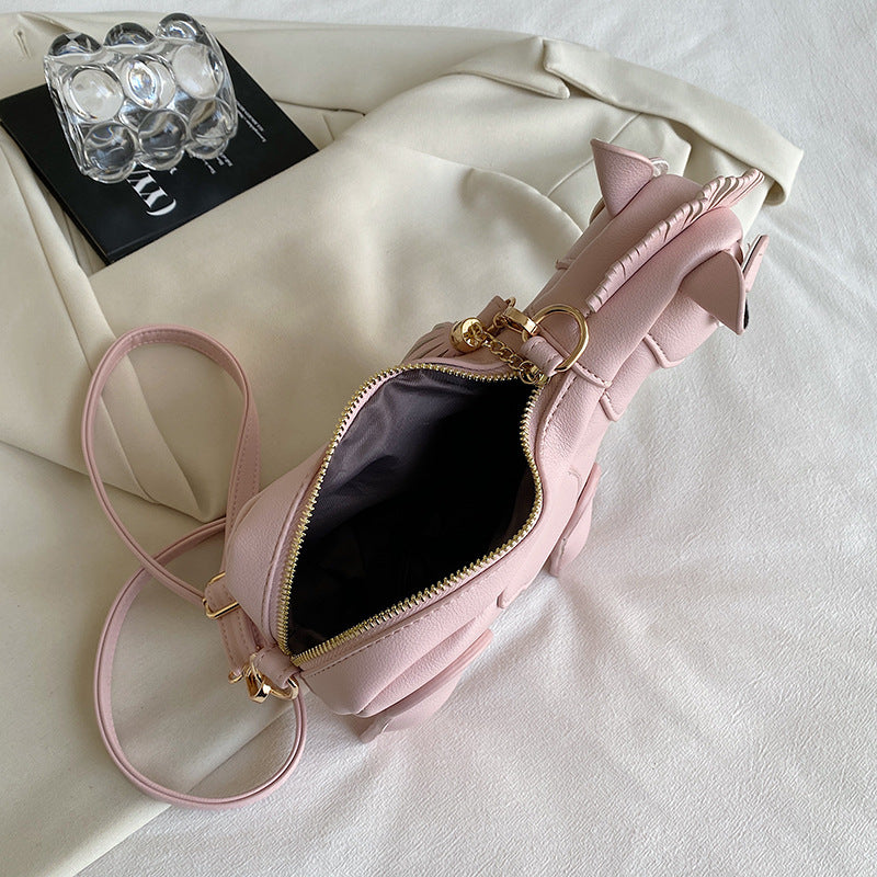 Creative Doll Single Shoulder Crossbody Niche Phone Small Square Bag