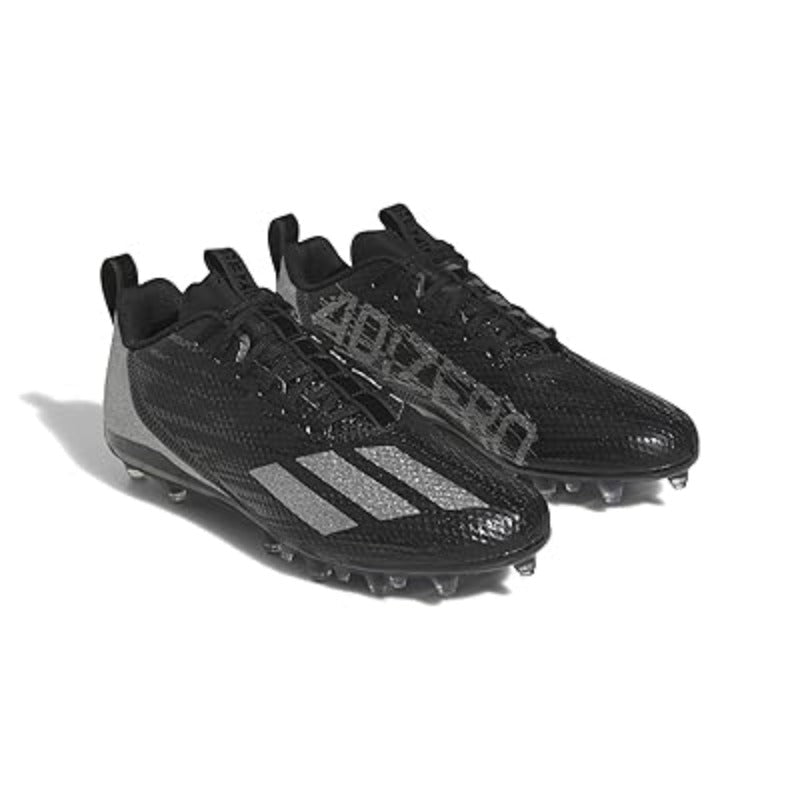  Men's Adizero Spark Football Shoe Black Night Metallic Black