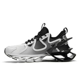 New Running Shoes Casual Shoes Breathable Flying Woven Gradient Non-slip Blade-sharp Shoes