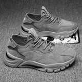 Casual Sports Men's Shoes New Breathable Leather Stitching Men's Shoes