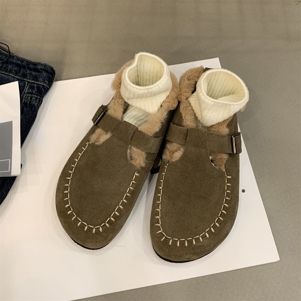 New Ugly Woolly Snow Cotton Shoes