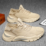 Casual Sports Men's Shoes New Breathable Leather Stitching Men's Shoes