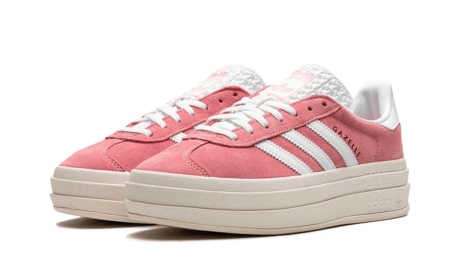  Originals Gazelle Bold Shoes Red Cloud White Gold Metallic