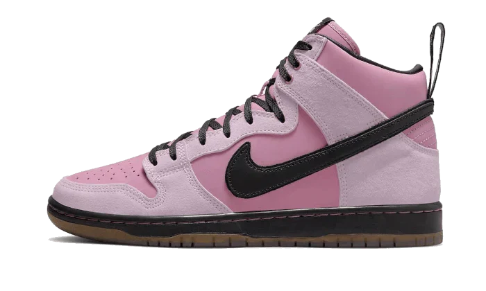  SB Dunk High Shoes Pink Black Pro KCDC