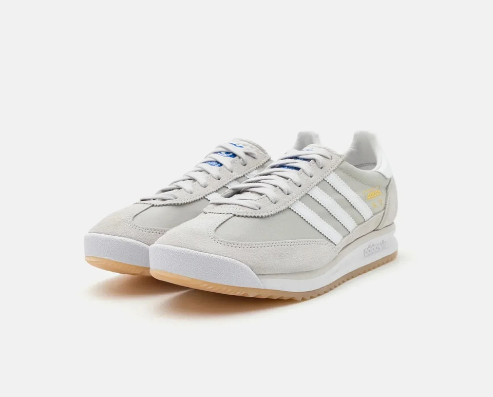  Men's Originals SL 72 RS Shoes White Gray One Crystal White