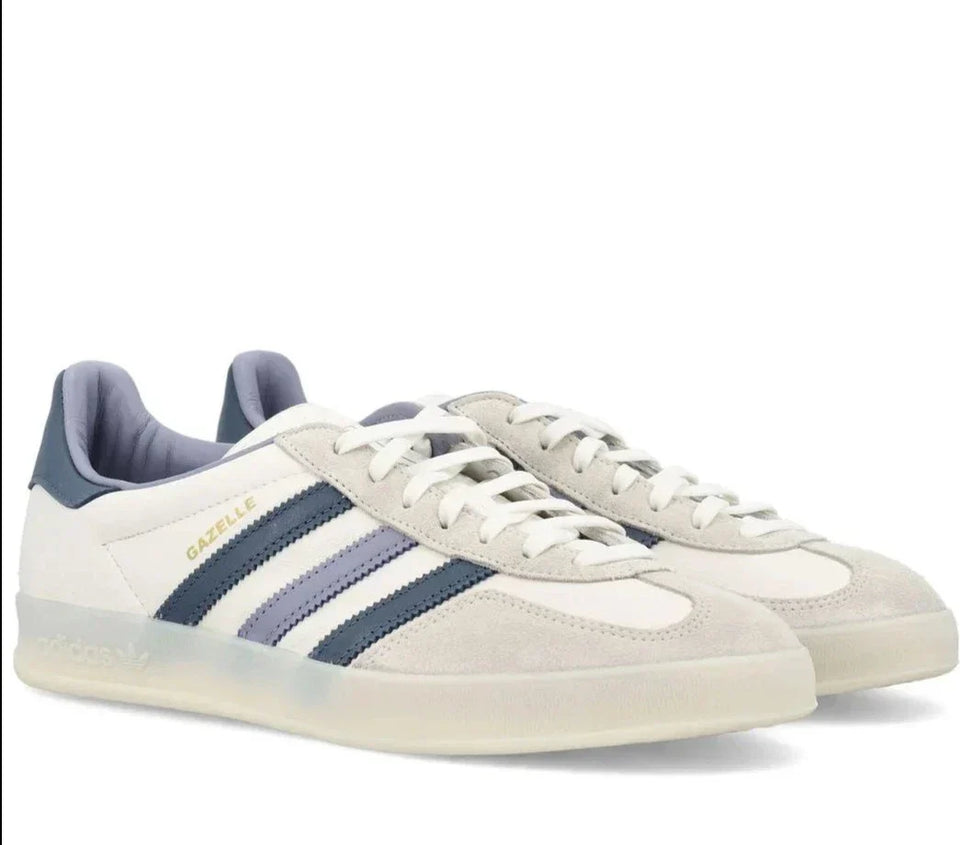  Originals Gazelle Indoor Women's White Prussian Blue Lavender Purple