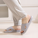 Solid Color Thick Bottom Home Slippers Summer Non-slip Floor Bathroom Slipper Women Men Couples Shoes