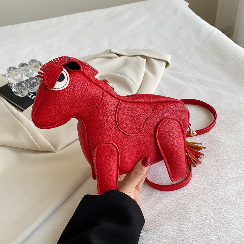 Creative Doll Single Shoulder Crossbody Niche Phone Small Square Bag
