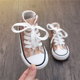 Spring New High-top Children's Canvas Shoes Wenzhou Children's Shoes